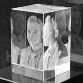 3D tombstone photo: KP-03 (80x120x80 mm)