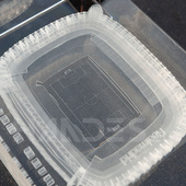 Football stadium in crystal (200x270x100 mm)