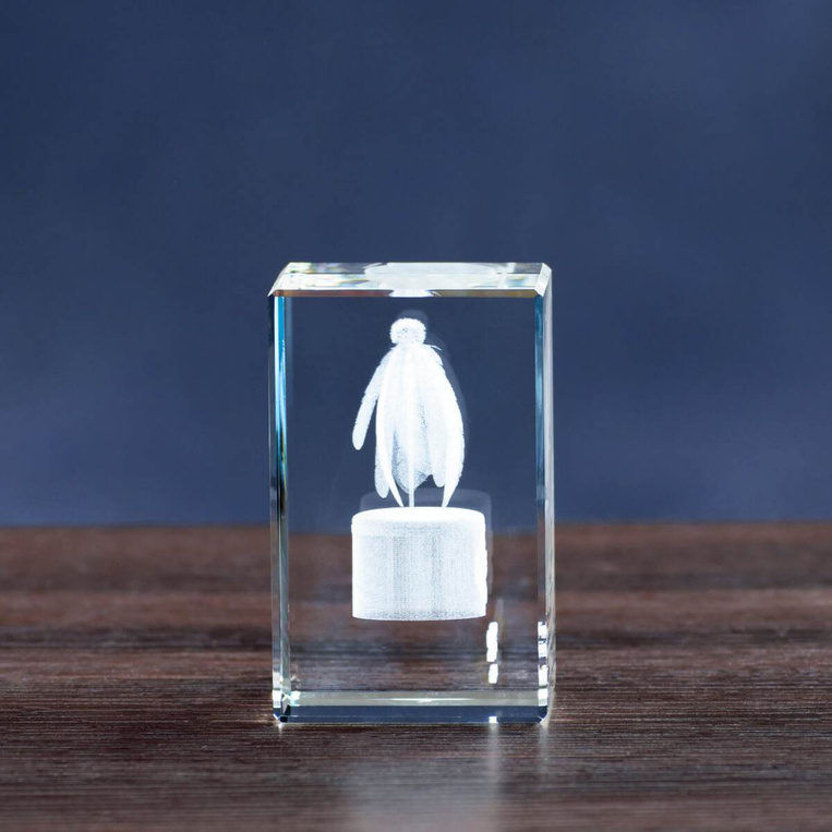 Prezent DLA GÓRNIKA w krysztale CZAPKA 3D statuetka na Barbórkę