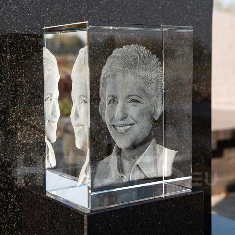 3D tombstone photo KP-06: (200x270x100 mm)