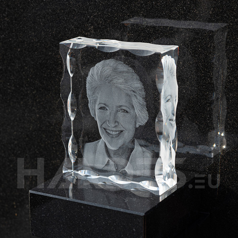 3D tombstone photo KL-02: (120x150x40 mm)