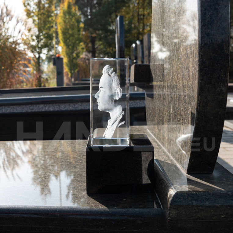 3D tombstone photo KP-13: (120x180x80 mm)