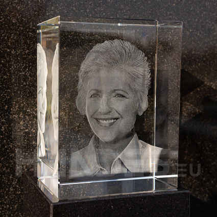 3D tombstone photo KP-06: (200x270x100 mm)