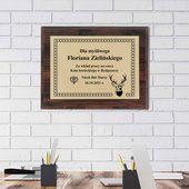 Dyplom dla myśliwego 152x203 mm - PODZIĘKOWANIA GRATULACJE