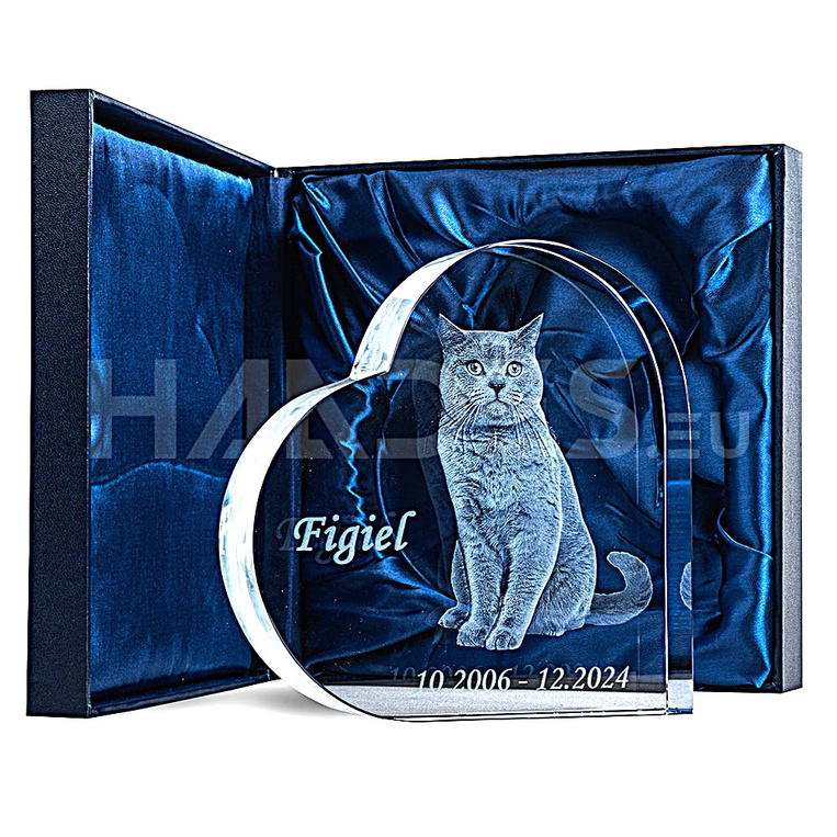 Statuetka 3D ze zdjęciem Twojego kota - pamiątka