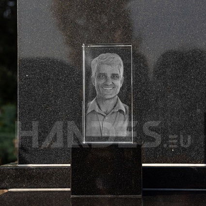 3D tombstone photo KP-04: (100x200x100 mm)