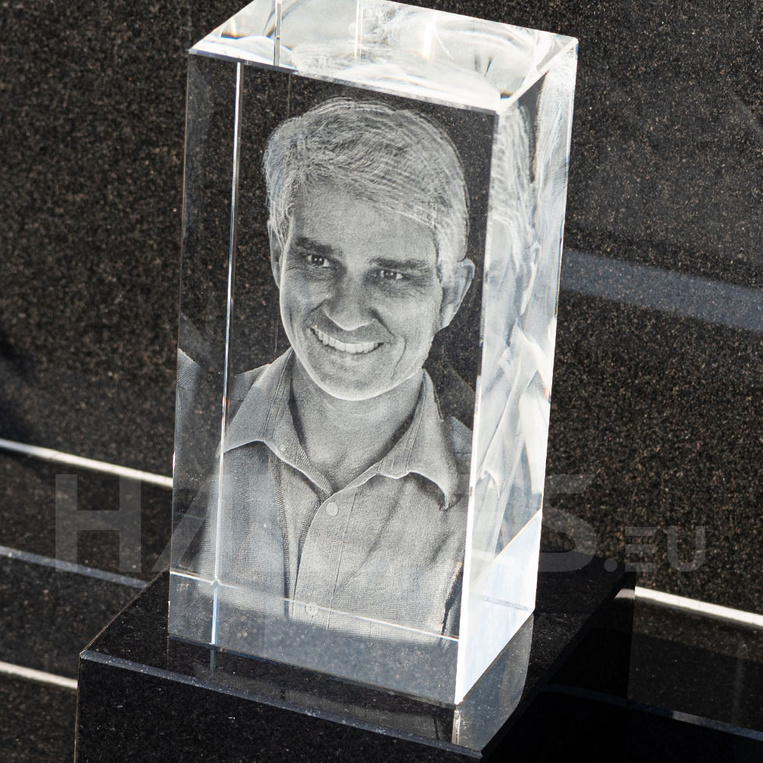 3D tombstone photo KP-04: (100x200x100 mm)