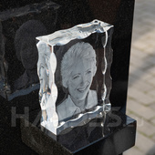 3D tombstone photo KL-02: (120x150x40 mm)