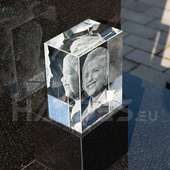3D tombstone photo KP-06: (200x270x100 mm)