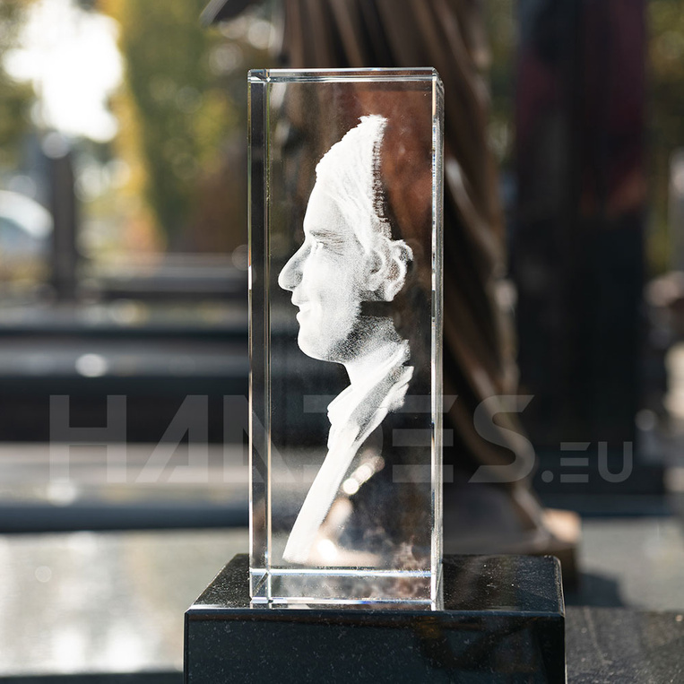 Zdjęcie nagrobkowe 3D KP-04: (100x200x100 mm)